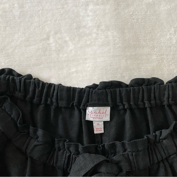 Isabel Maternity By Ingrid & Isabel (Tie Front Pull On Shorts) Size XL - Picture 5 of 9